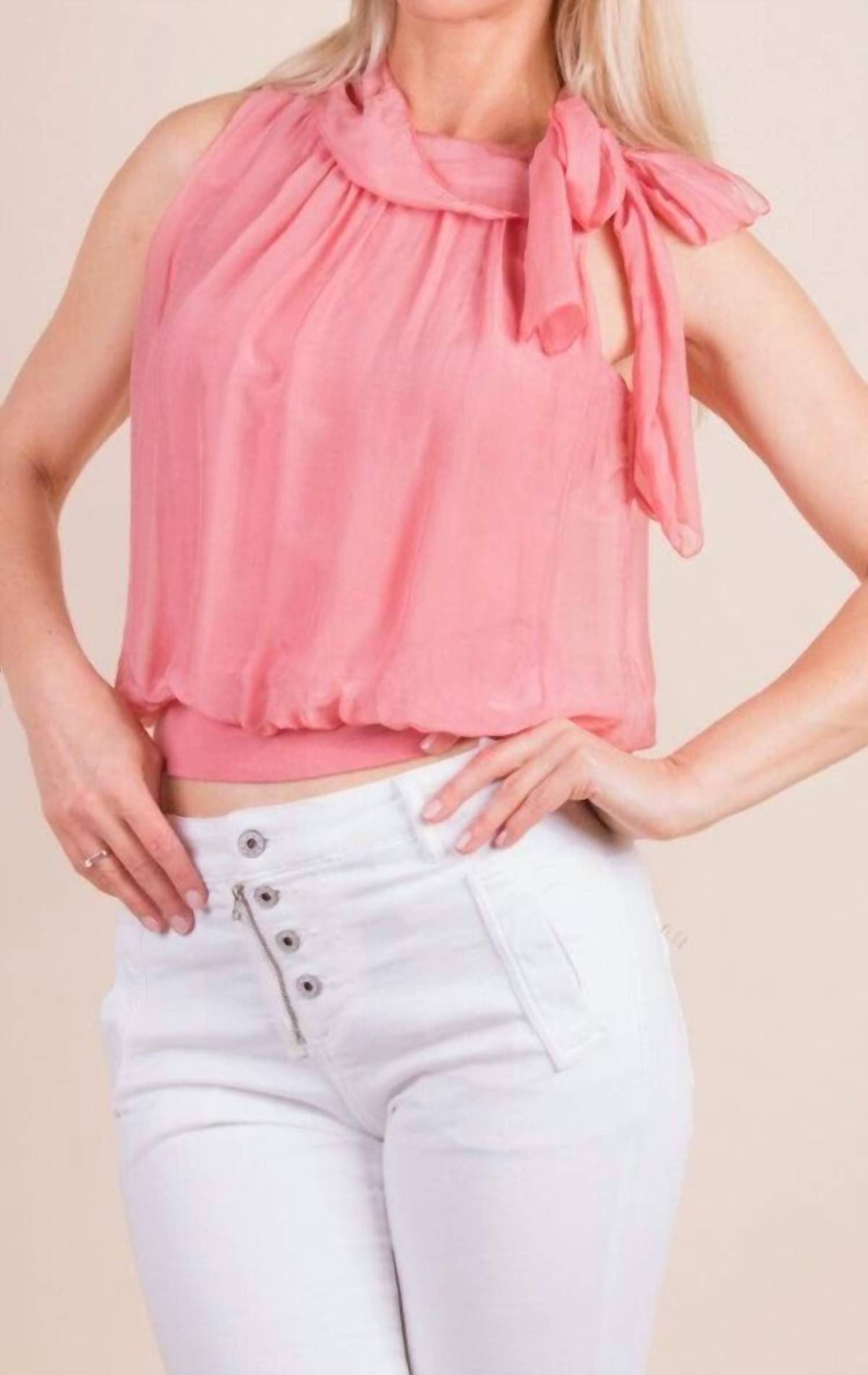 Gigi Moda - Desio Silk Sleeveless Top