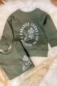 Colored Organics - Kid's Paradise Found Wherever You Are Sweater