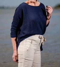 Tina Stephens Italy - Women's Noa Long Sleeve Raglan Top