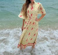 Islapayal - Cape Midi Dress