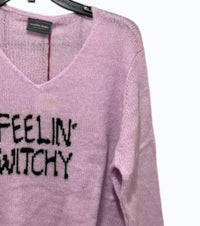 Wooden Ships Feelin' Witchy Sweater in wild lilac - women's sweater - detail view