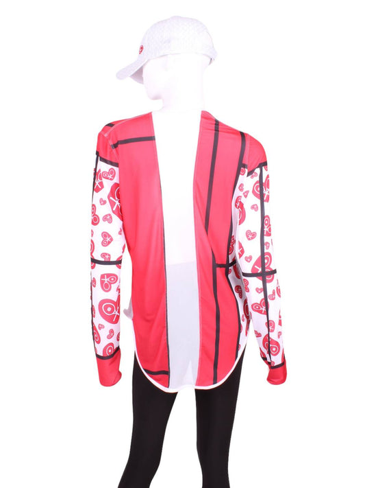 Love Love Tennis - Women's Mesh Long Sleeve Crew Tee