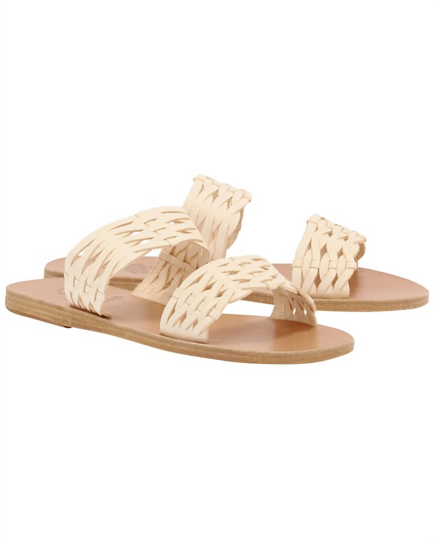 Ancient Greek Sandals - Women's Melia Woven Vachetta Sandal