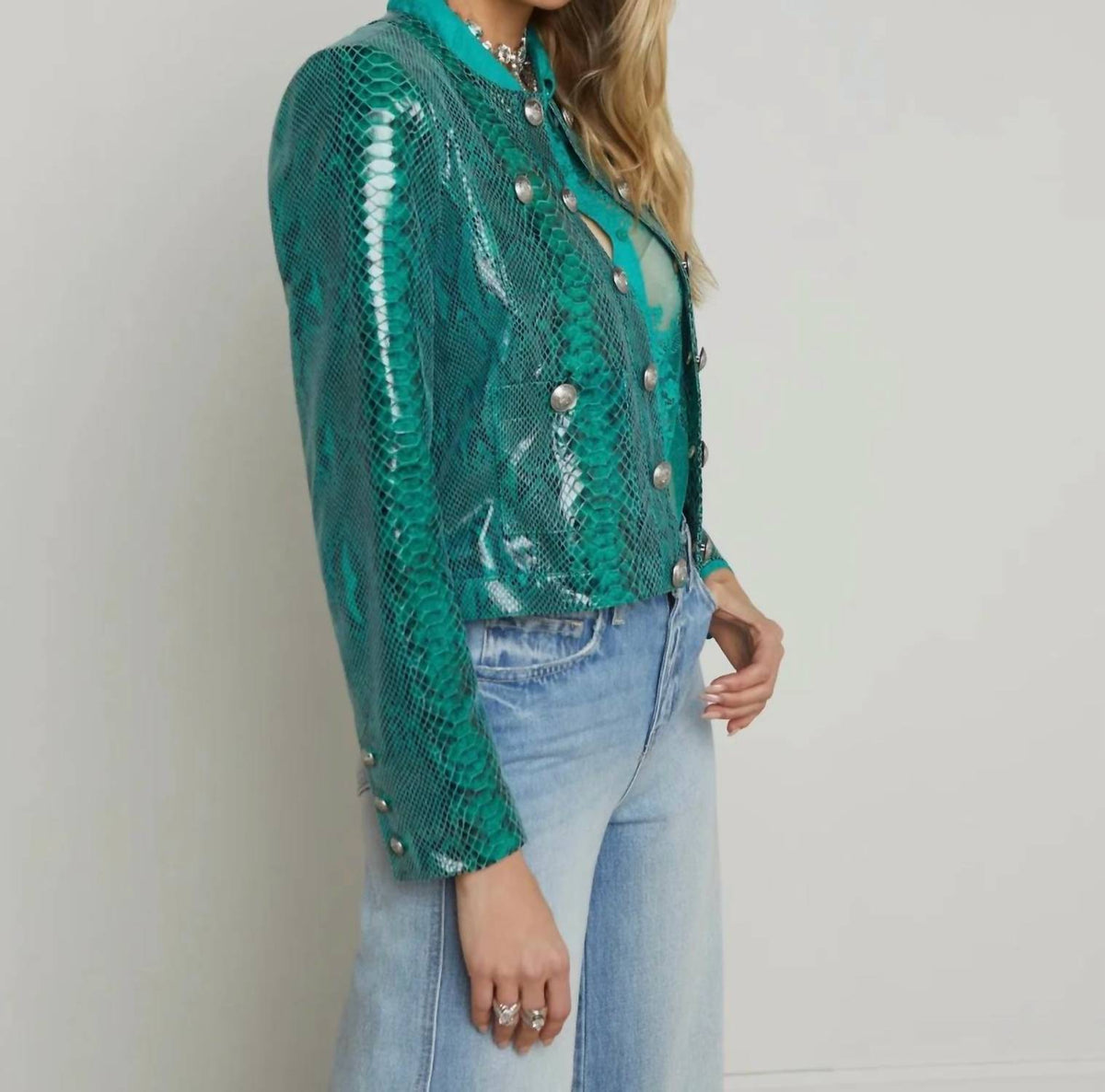 L'Agence - Jayde Collarless Jacket
