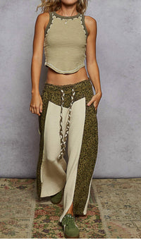 Pol - Thermal With Animal Printed Pants