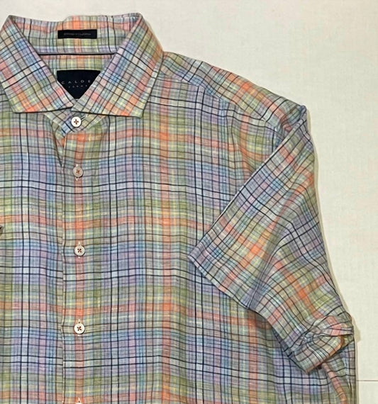Calder Carmel - Men's Plaid Short Sleeve Shirt