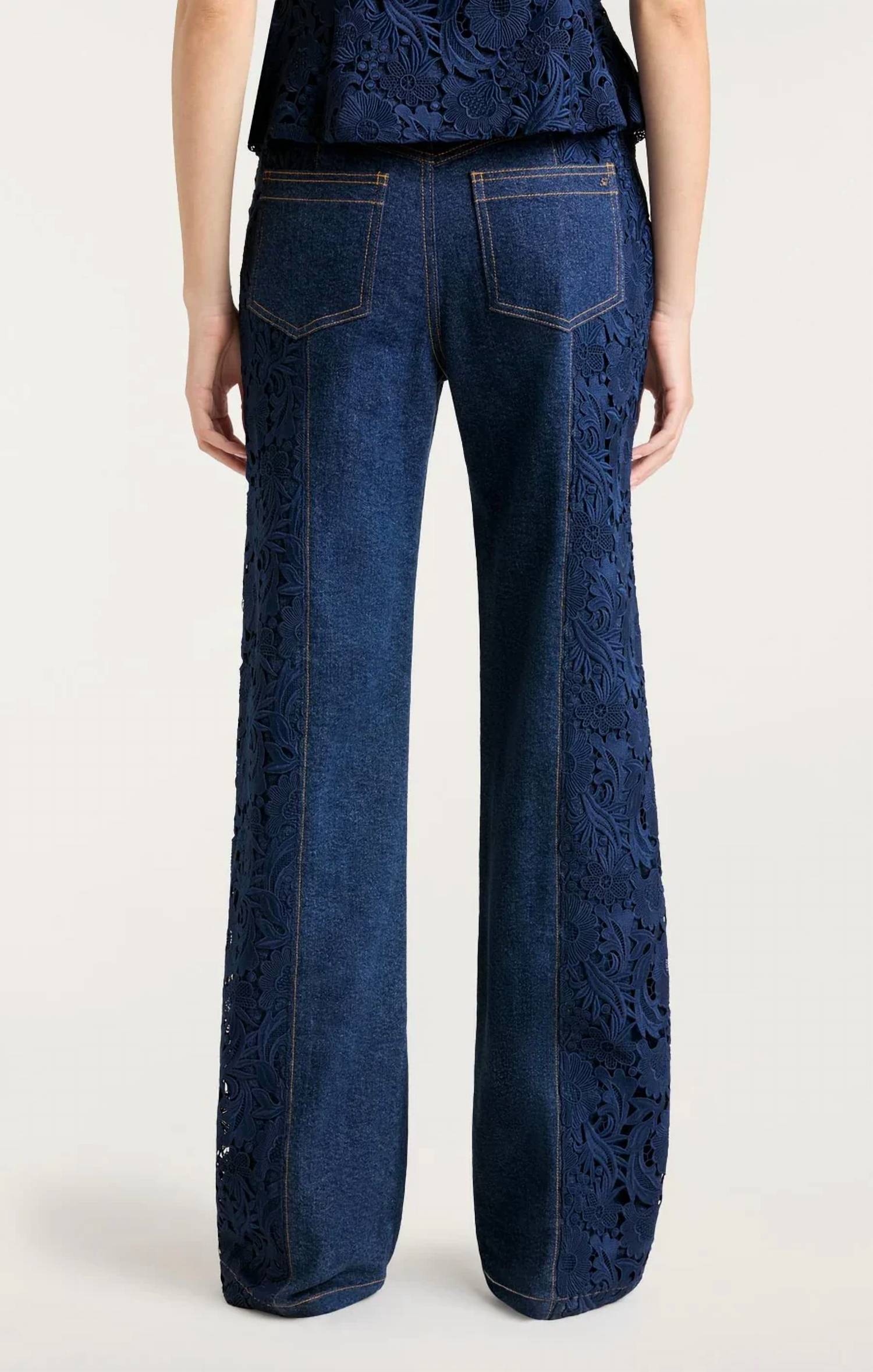 Cinq A Sept - Francine Lace Combo Pants