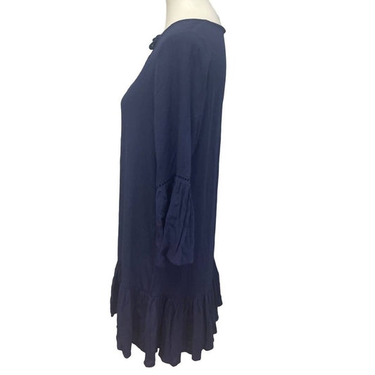 Draper James - Women's Long Bell Sleeve Front Tie Swim Coverup Dress