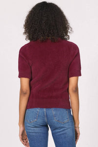 Another Love - Susie Short Sleeve Fuzzy Sweater