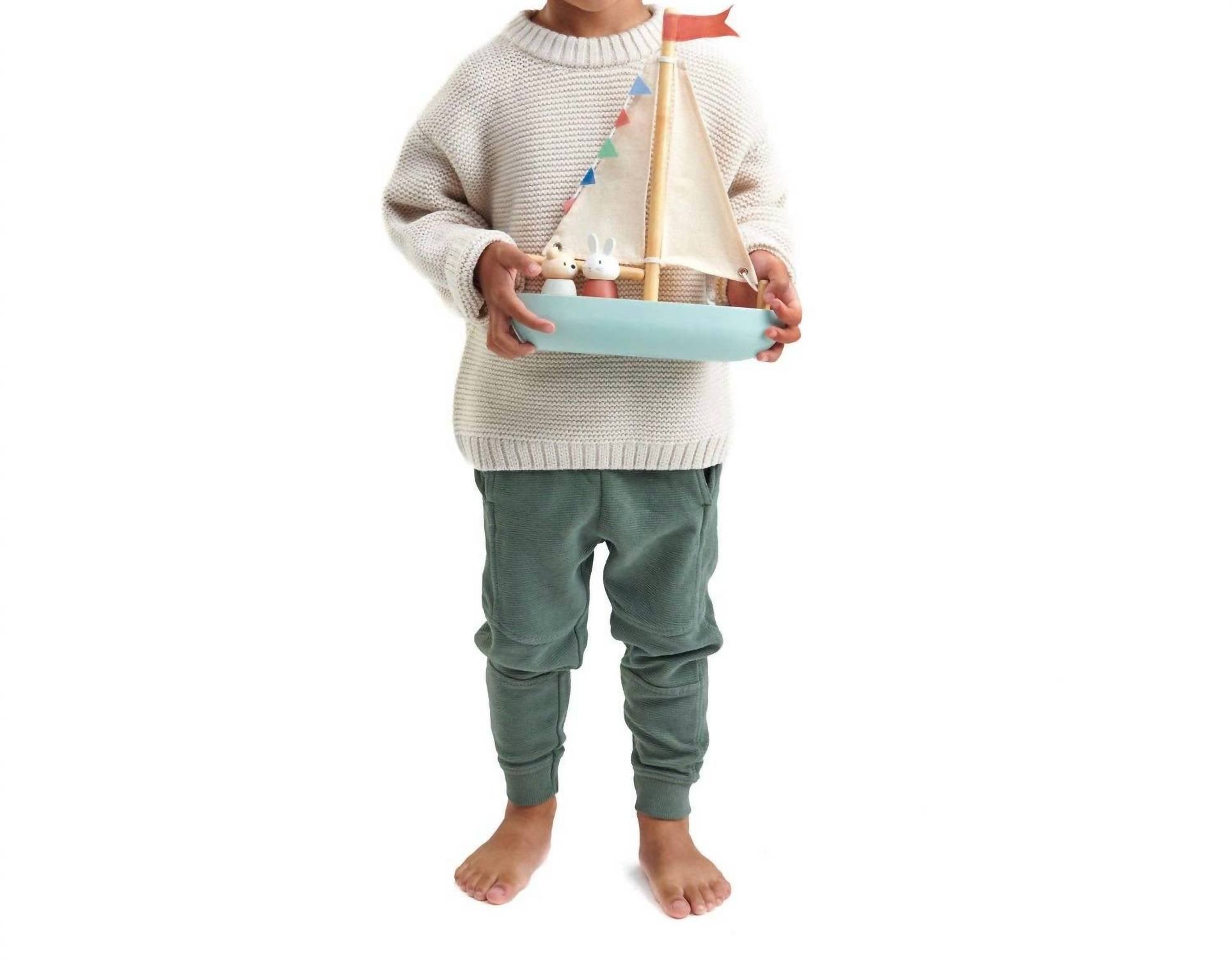 Tender Leaf Toys - Kid's Sailaway Boat