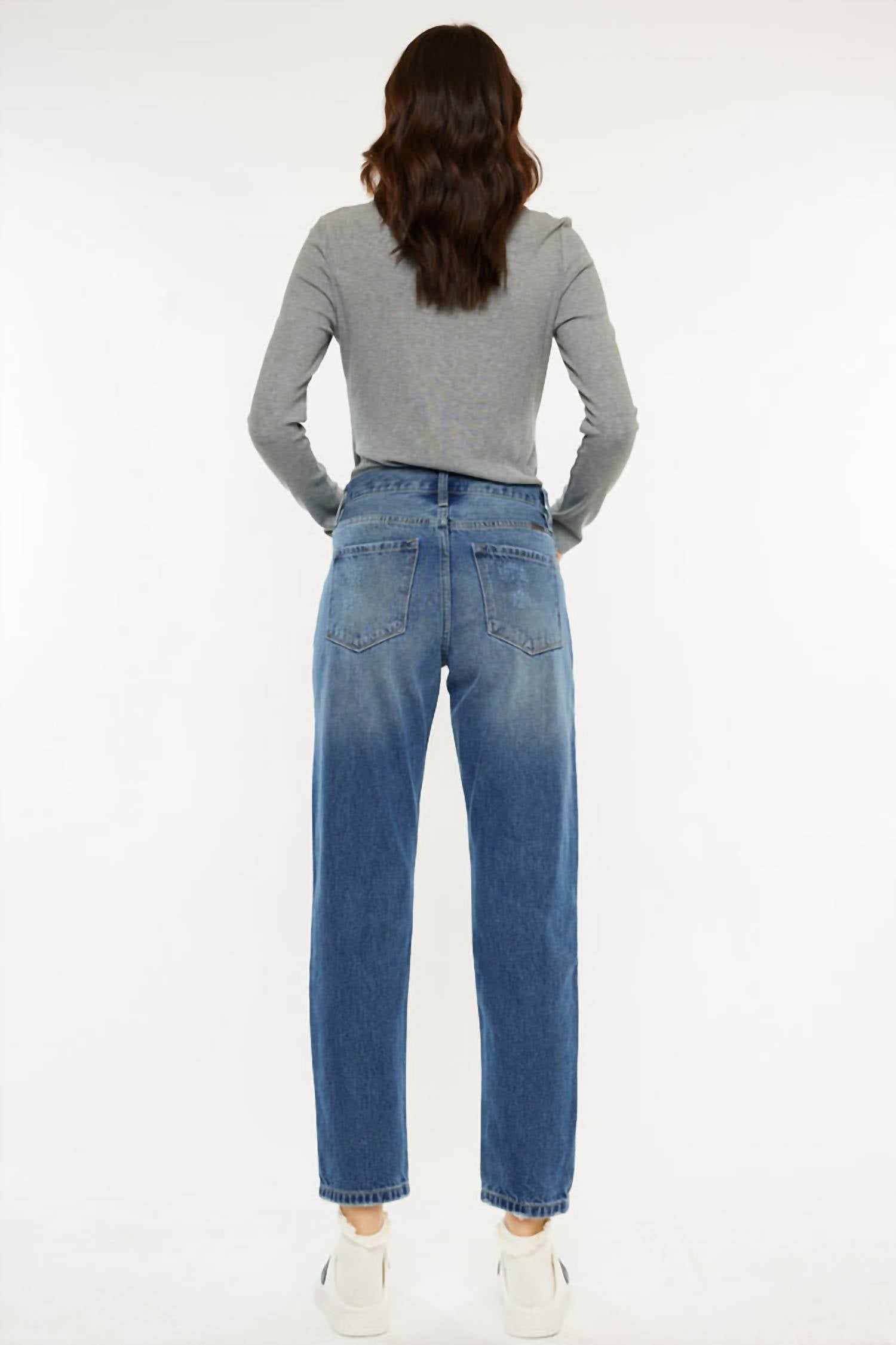 Kancan - Kerrigan Ultra High Rise Mom Jeans
