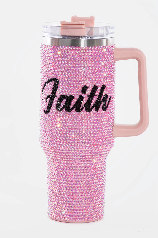 Nima Accessories - Women's Faith Rhinestone Tumbler