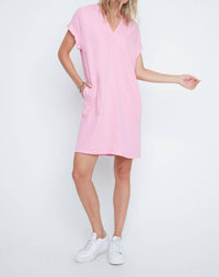 Renuar Soft Breeze Luxe Mini Dress in rosebud - women's dress