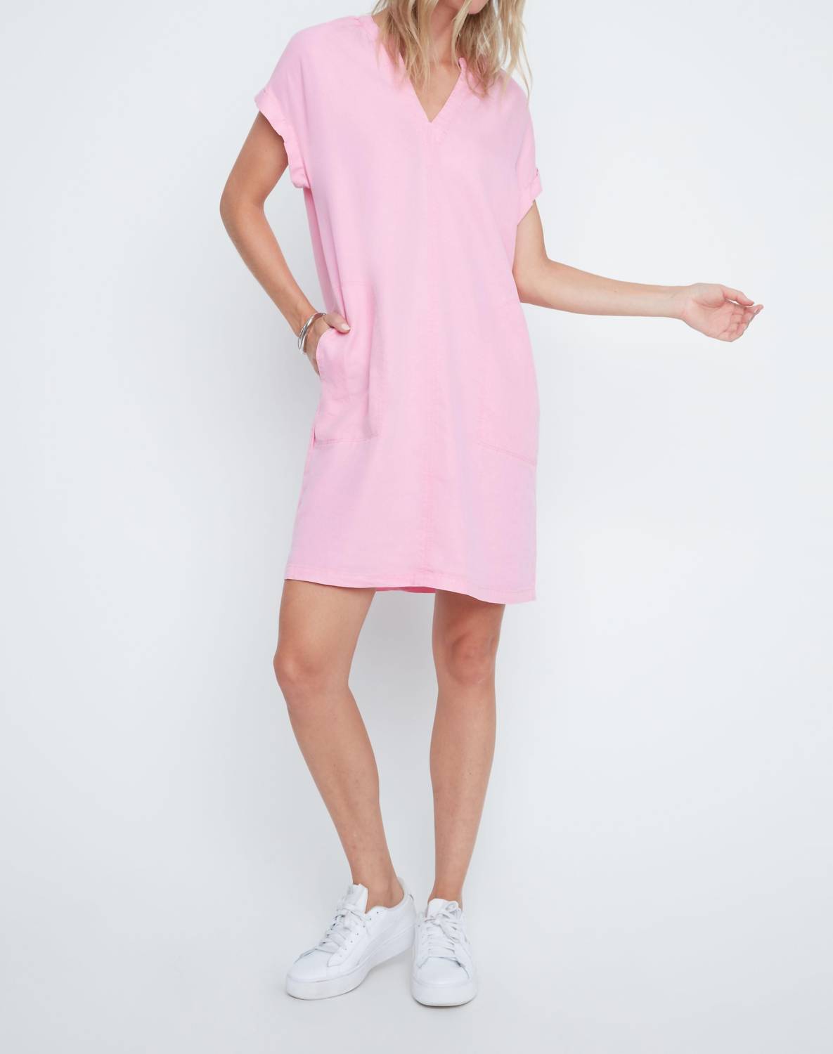 Renuar Soft Breeze Luxe Mini Dress in rosebud - women's dress
