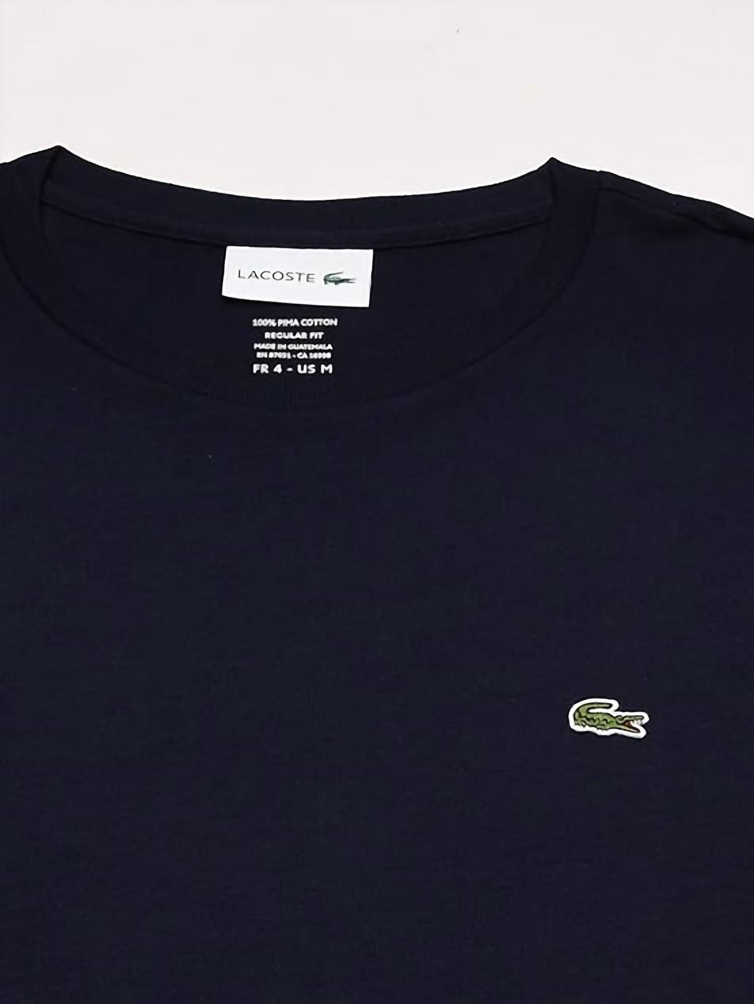 Lacoste - Men's Long Sleeve Jersey Pima Regular Fit Crewneck T-shirt
