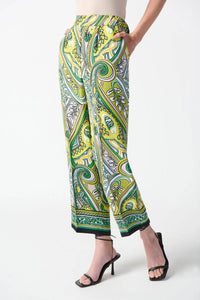 Joseph Ribkoff - Women's Crop Print Pant