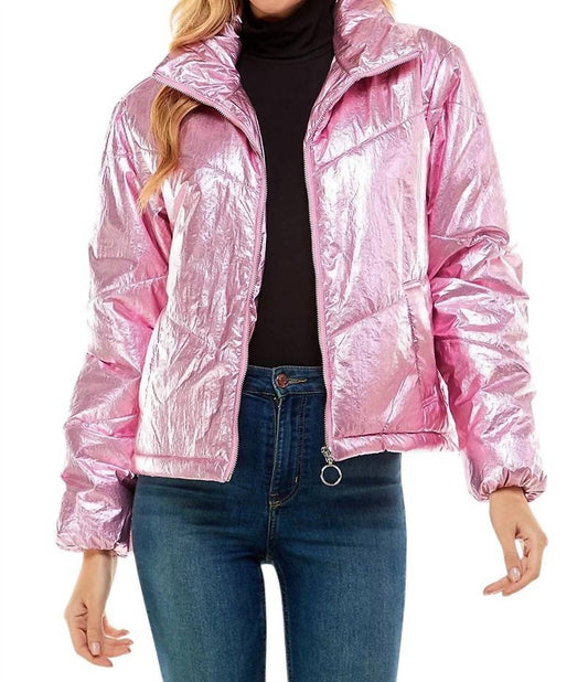 Tcec - Angelika Metallic Puff Jacket