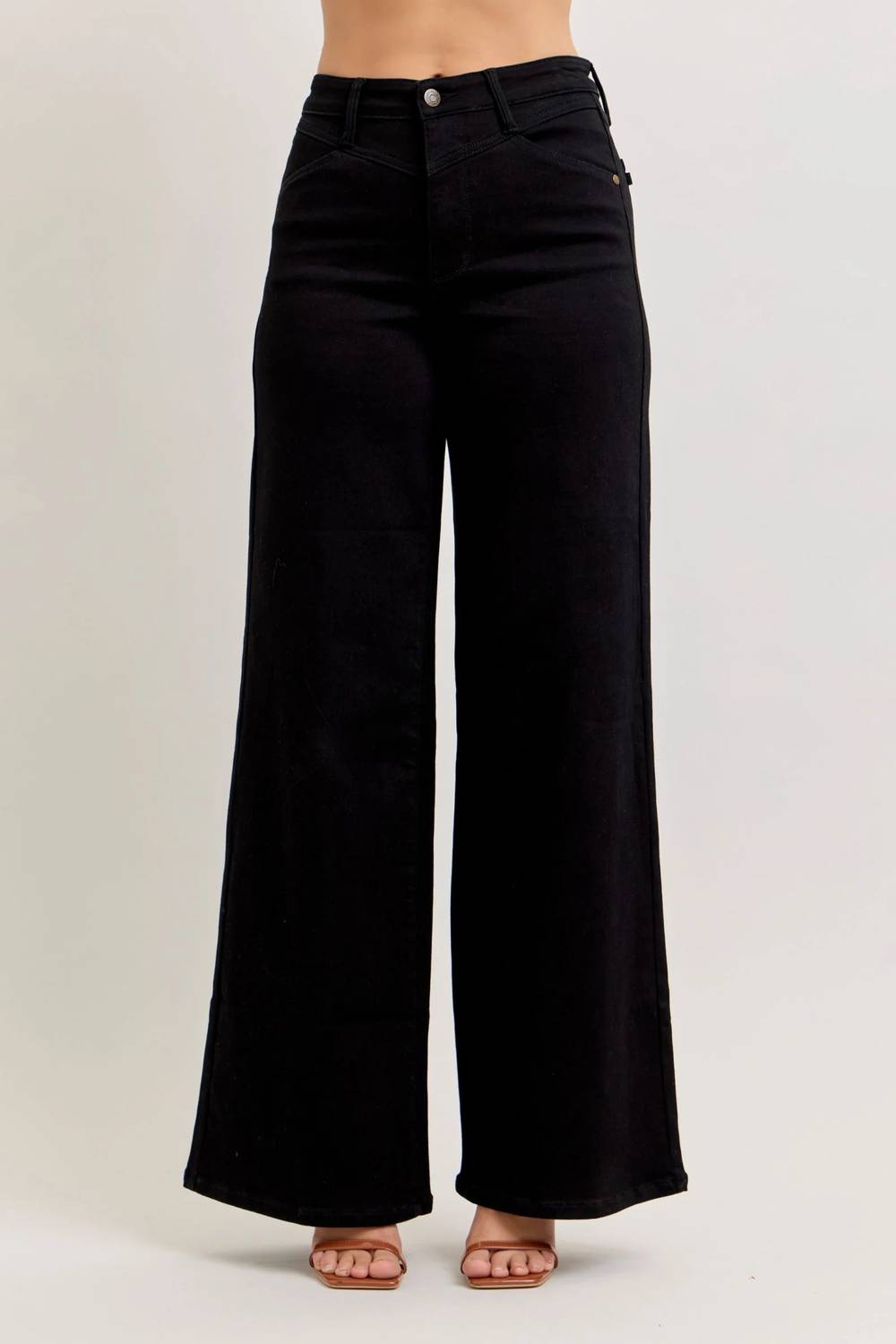 Judy Blue - High Waist Retro Wide Jean With Front Yoke