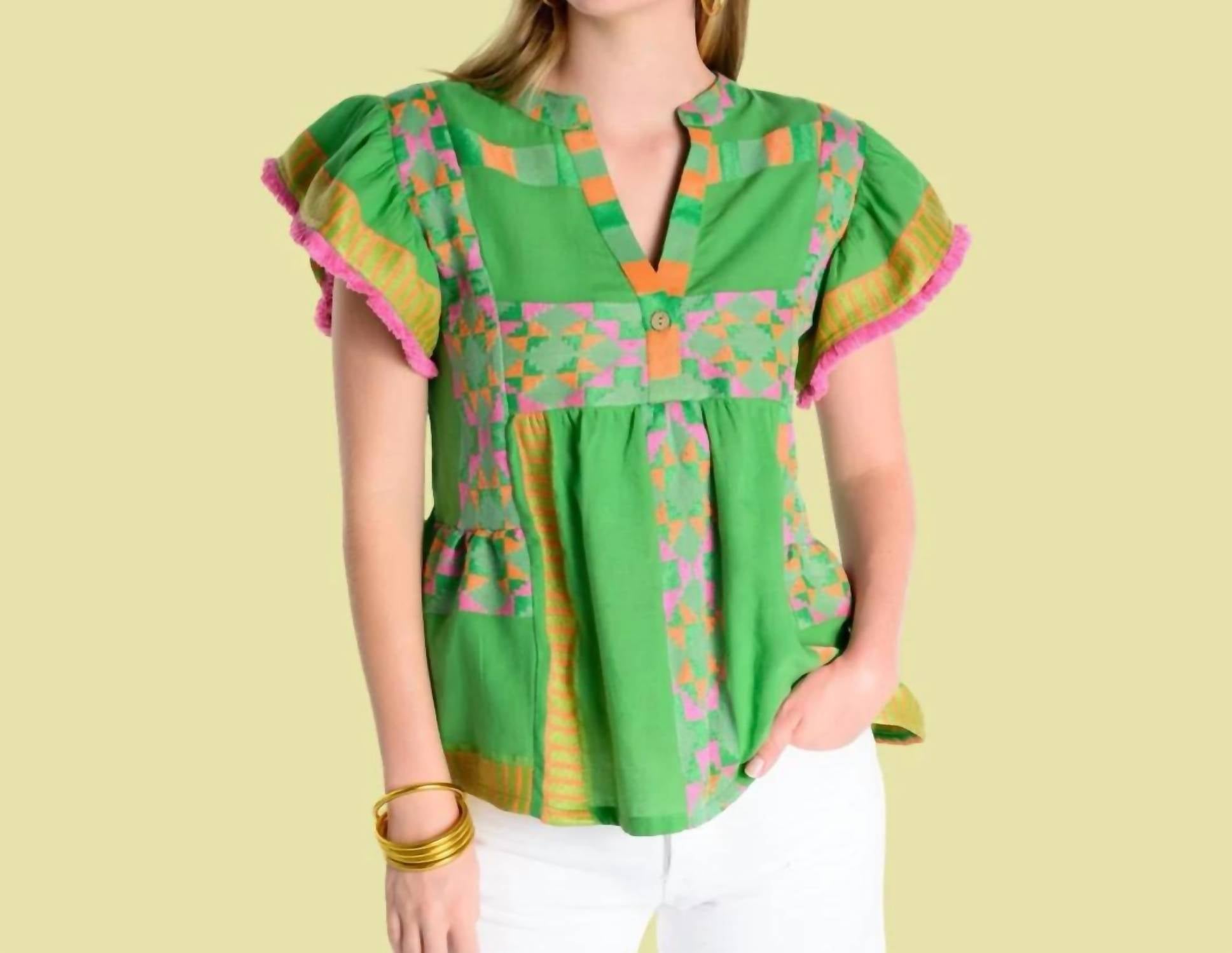Ivy Jane - Tiered Woven Top