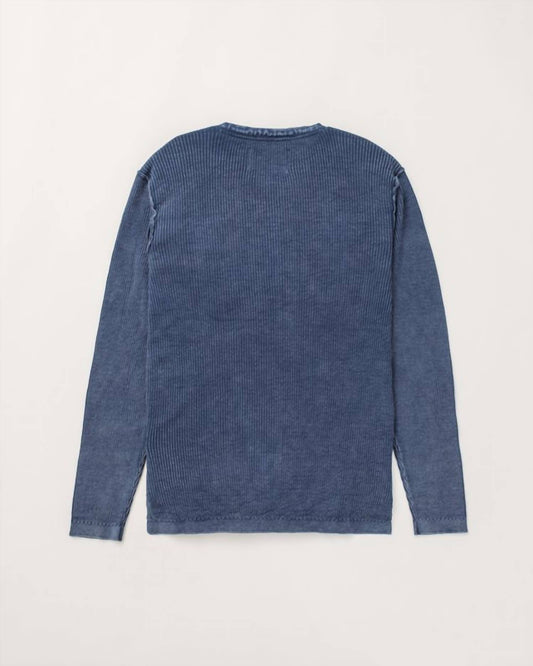 Schott - Men’s Stonewashed Henley Sweater
