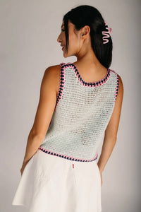 Listicle - Crochet Sweater Tank Top