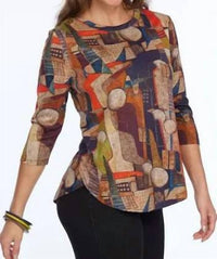Lior - ZOFI 3/4 Ponte Knit Top