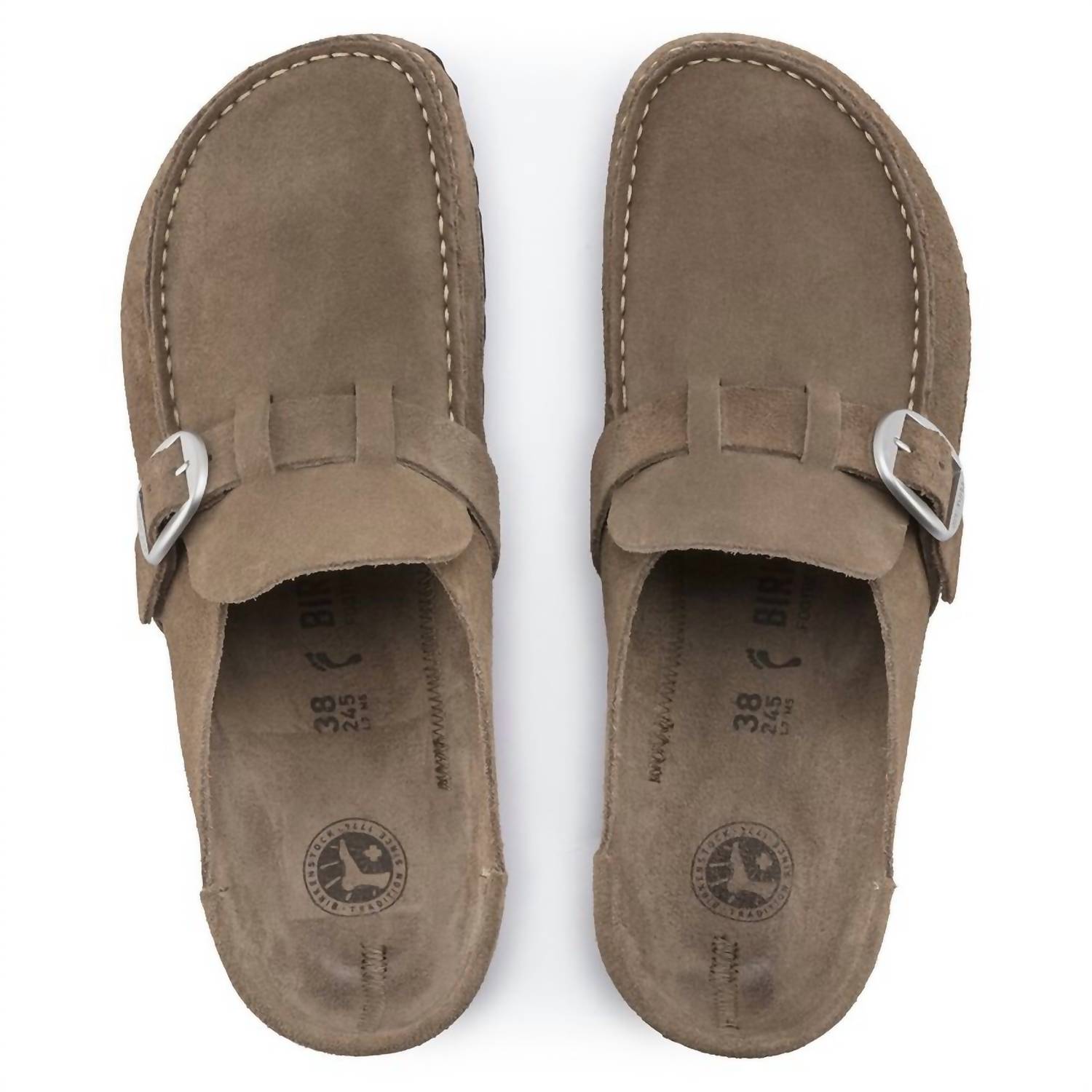 Birkenstock - Women's Buckley Suede Leather Clogs