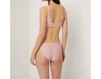 Onia - Scoop Striped Bikini Top