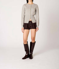 Nia - Classic Button-front Sophia Cardigan