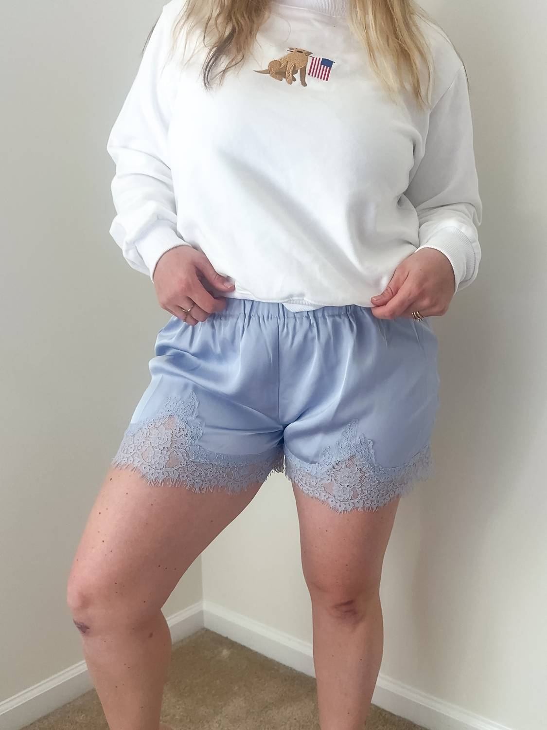 Le Lis - Bluebell Lace Shorts