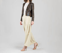 Clara Sunwoo - Distressed Vegan Leather Jacket