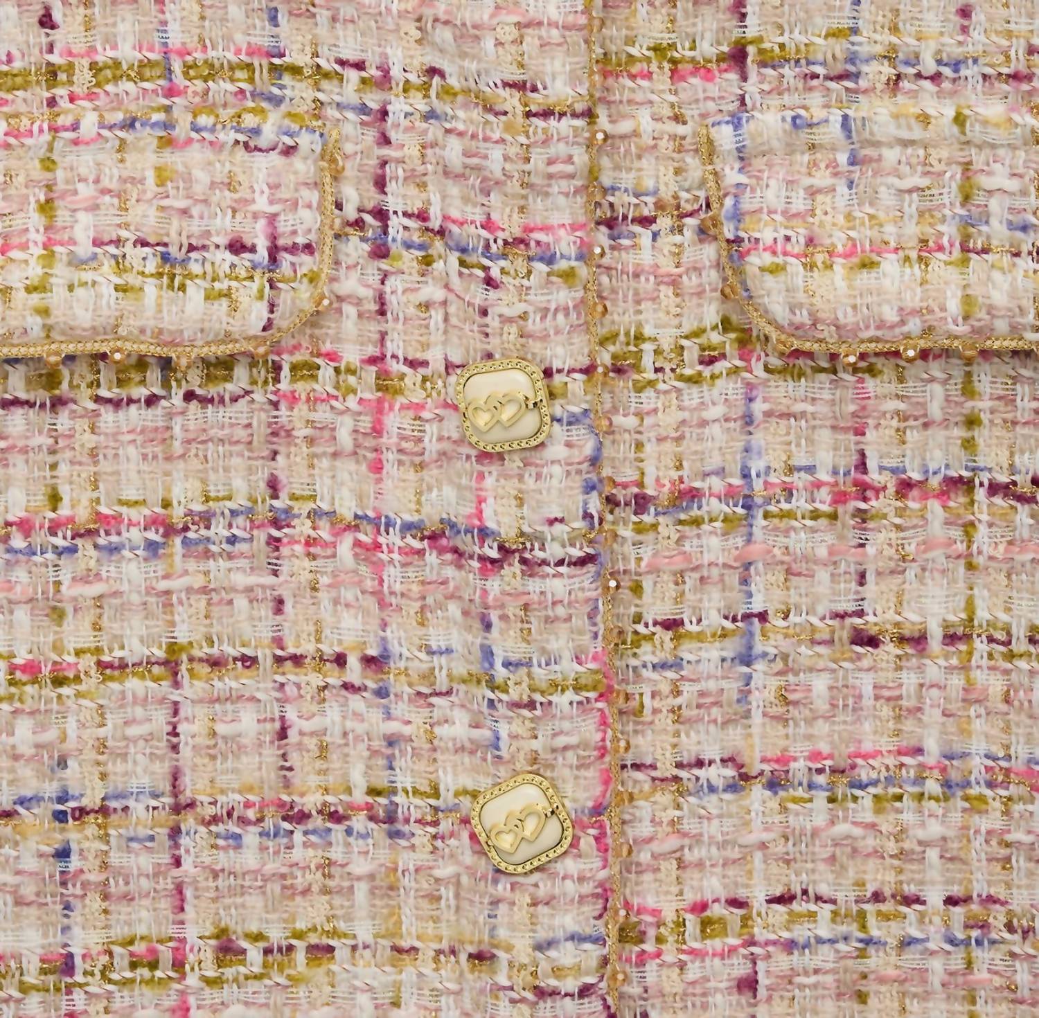 Katie J Nyc - Anna Lurex Boucle Dress
