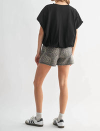 Wishlist - BUBBLE HEM KNIT TOP