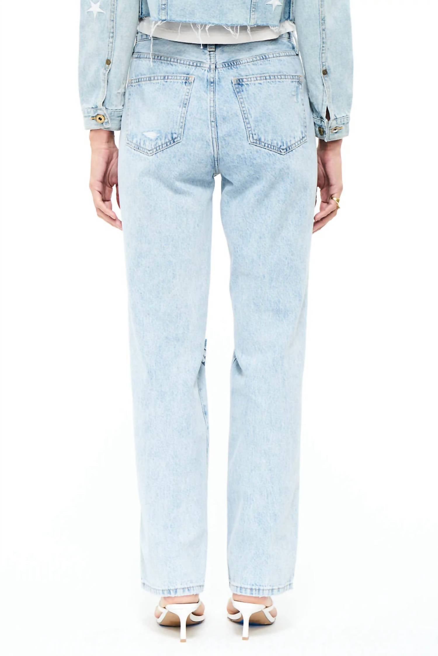 Pistola - Cassie Super High Rise Straight Jeans