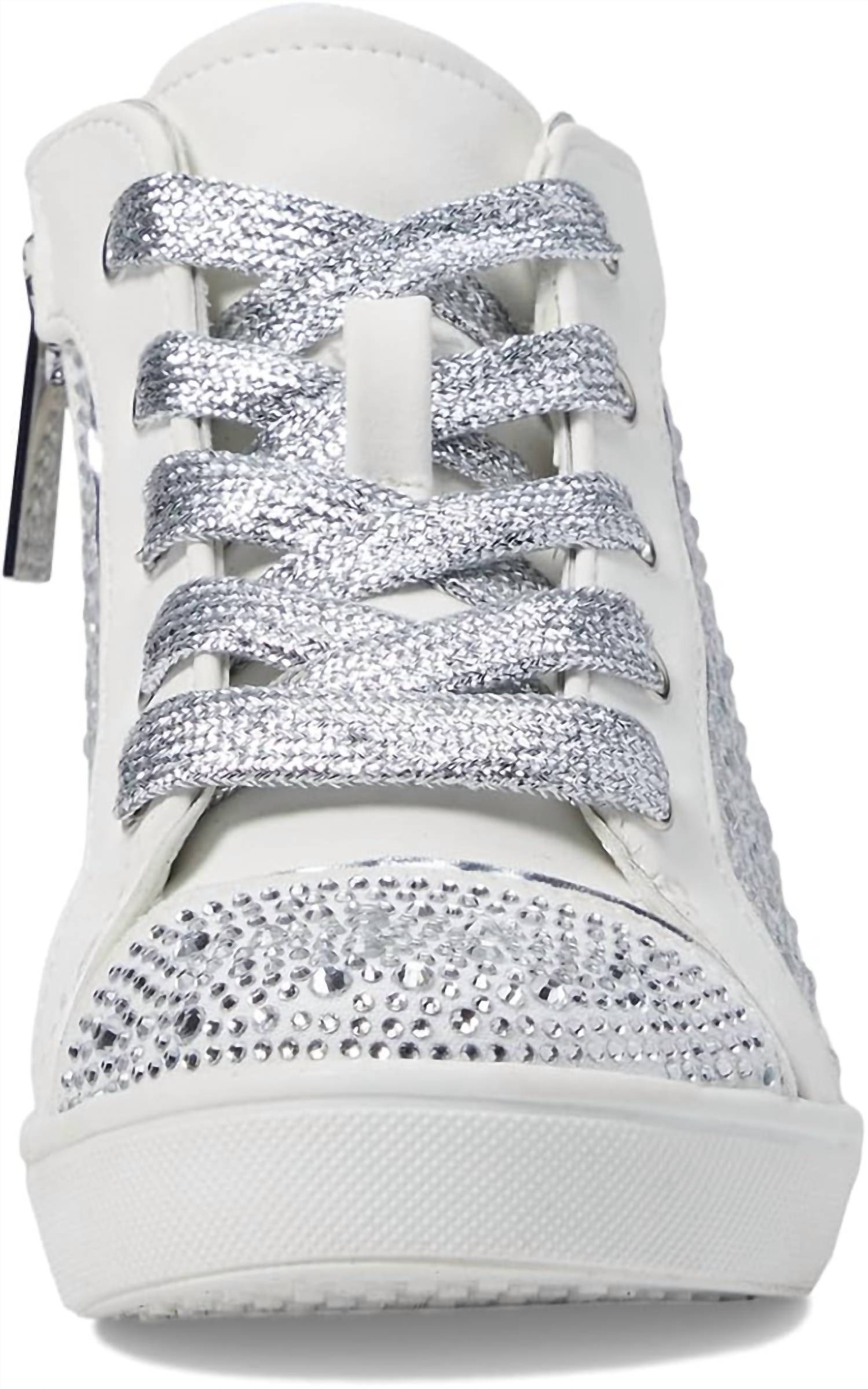 Nina Women's Cossette Sneakers in white microsuede - women's sneaker - view 6