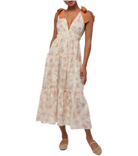 Lulus - Lotus Bow Midi Dress