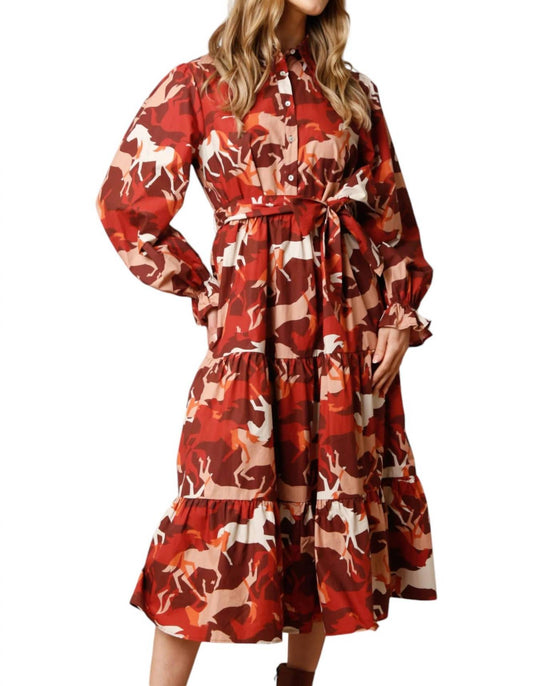 Fantastic Fawn - Poplin Maxi Shirt Dress