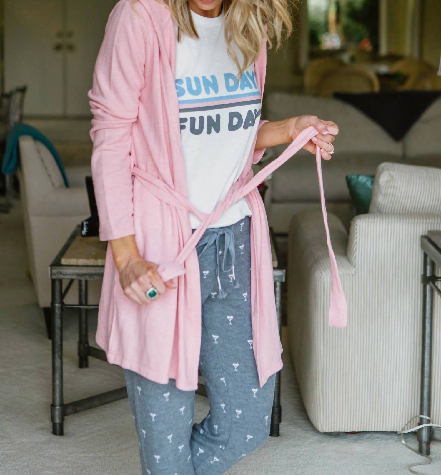 Peachy Party Robe