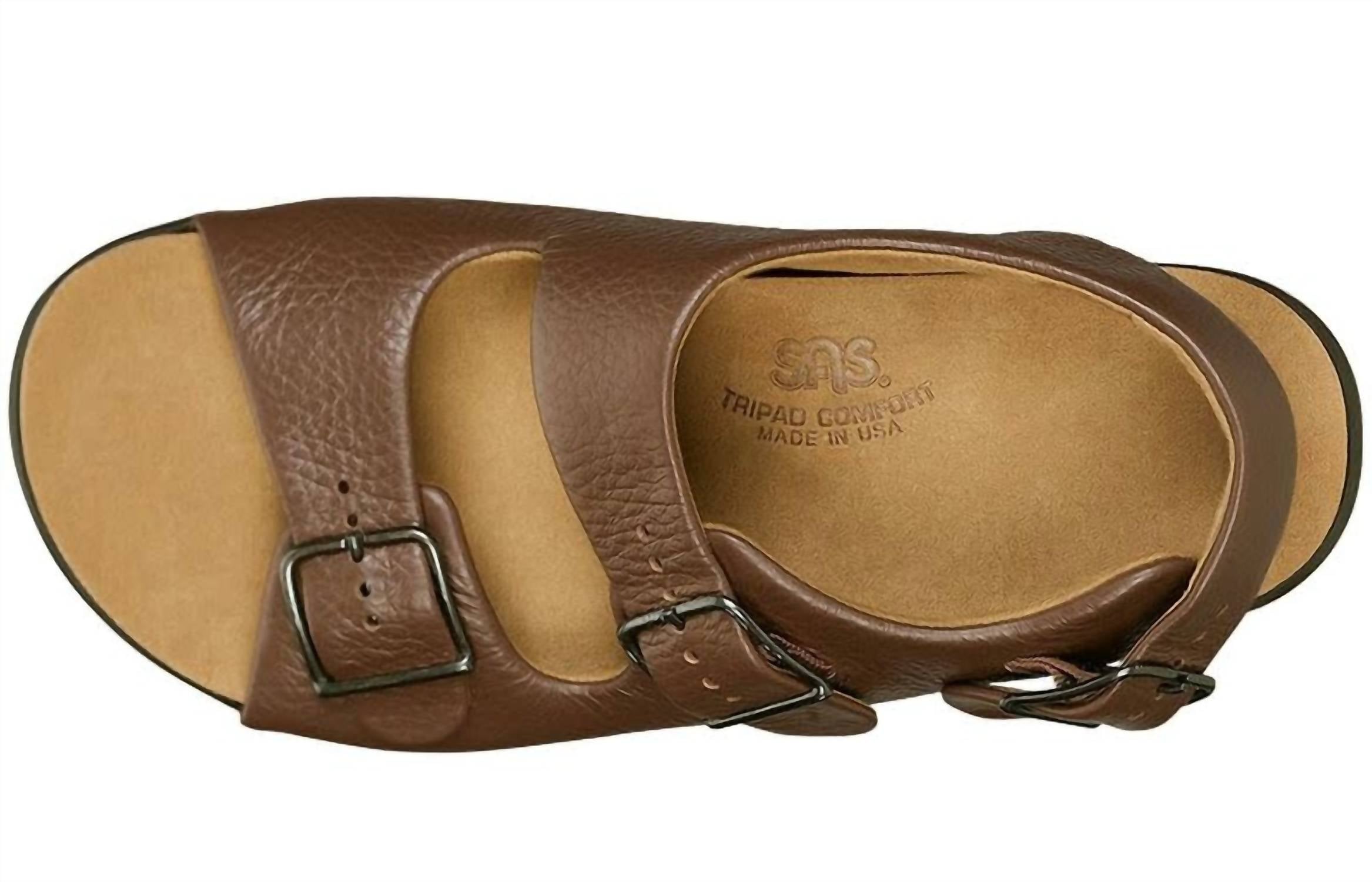SAS Women's Relaxed Sandal in amber - women's sandal - detail view