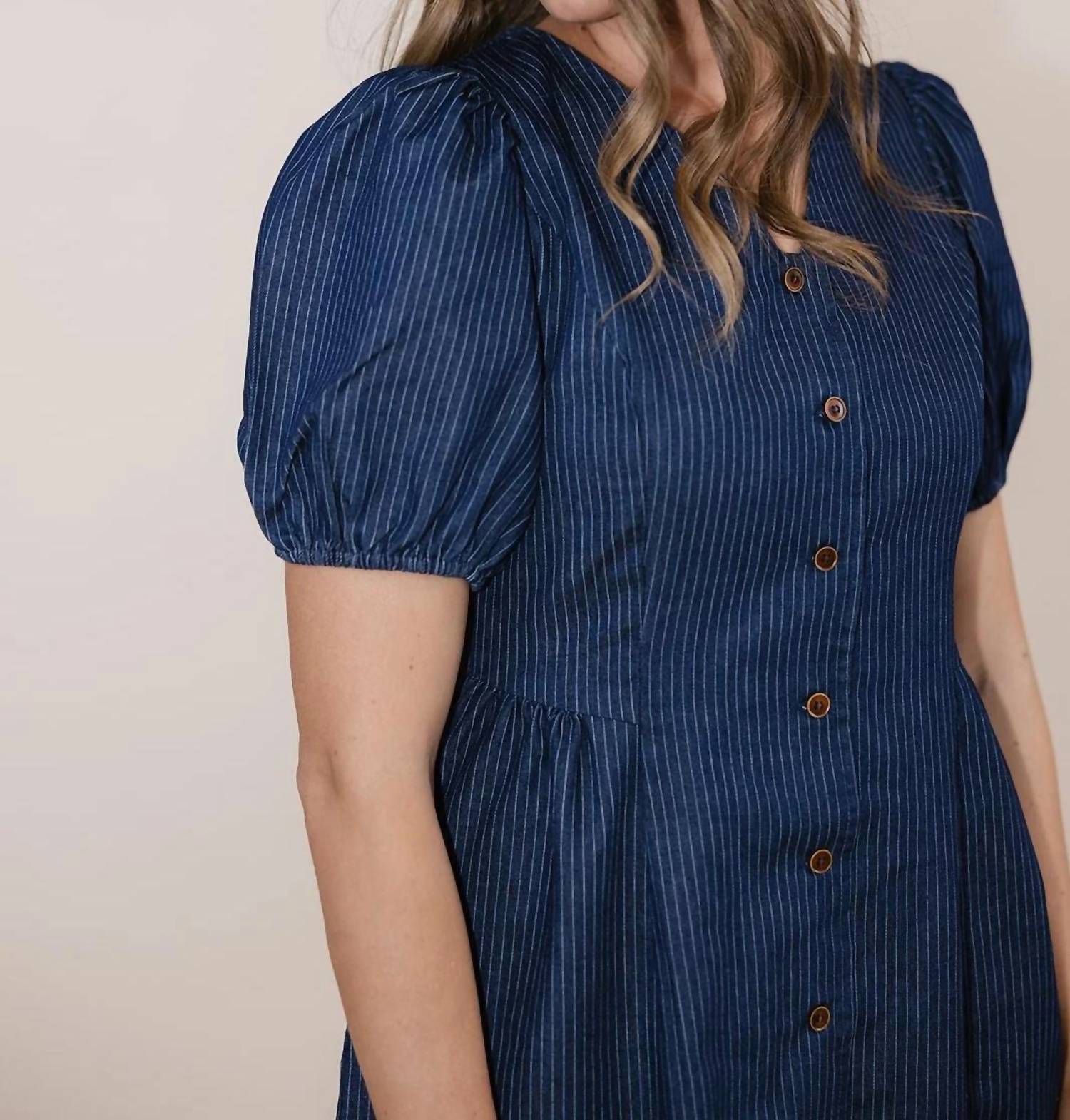 Polagram - Kollyns Pinstripe Dress Dress