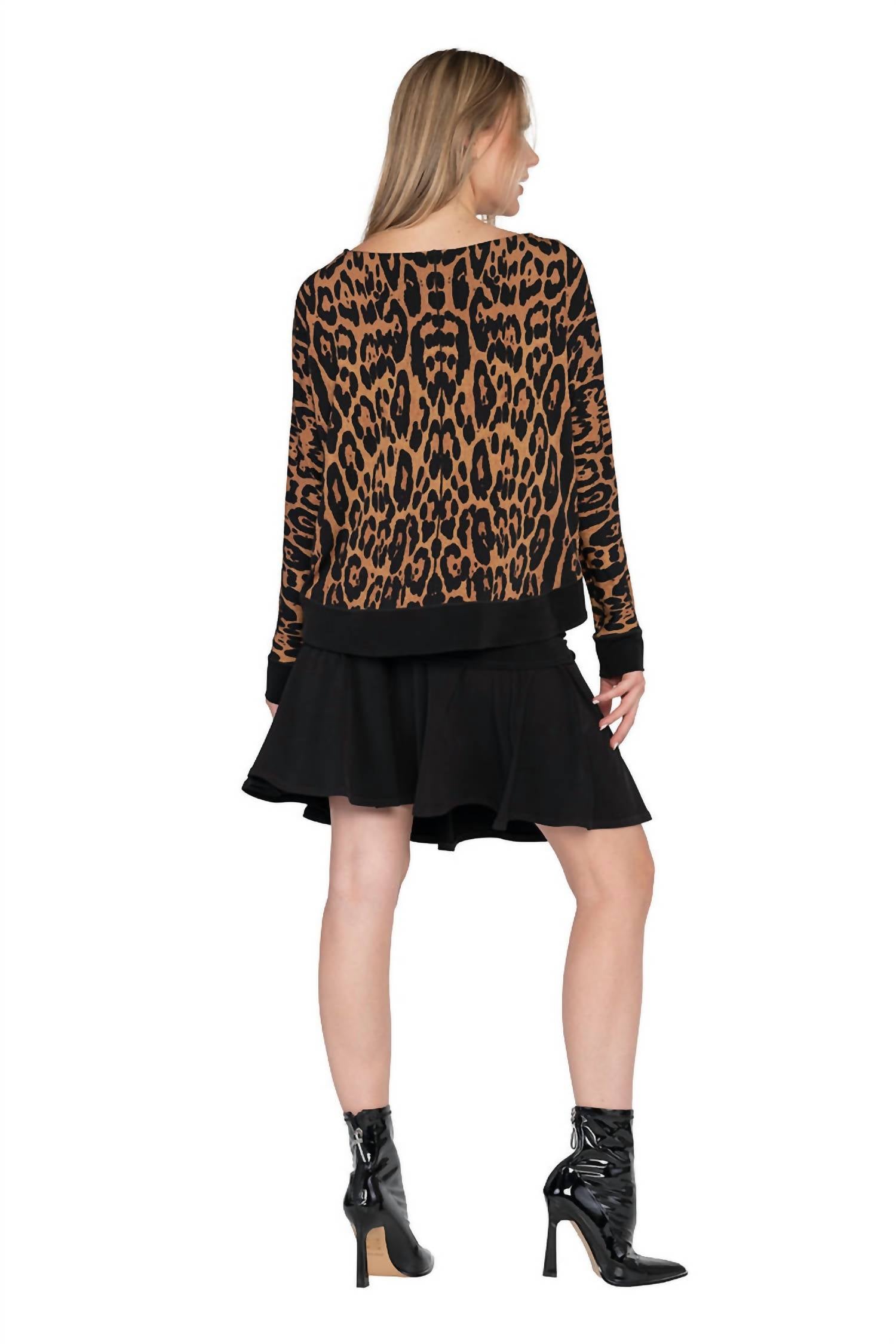 Hi Low Dolman Top with built-in Cami