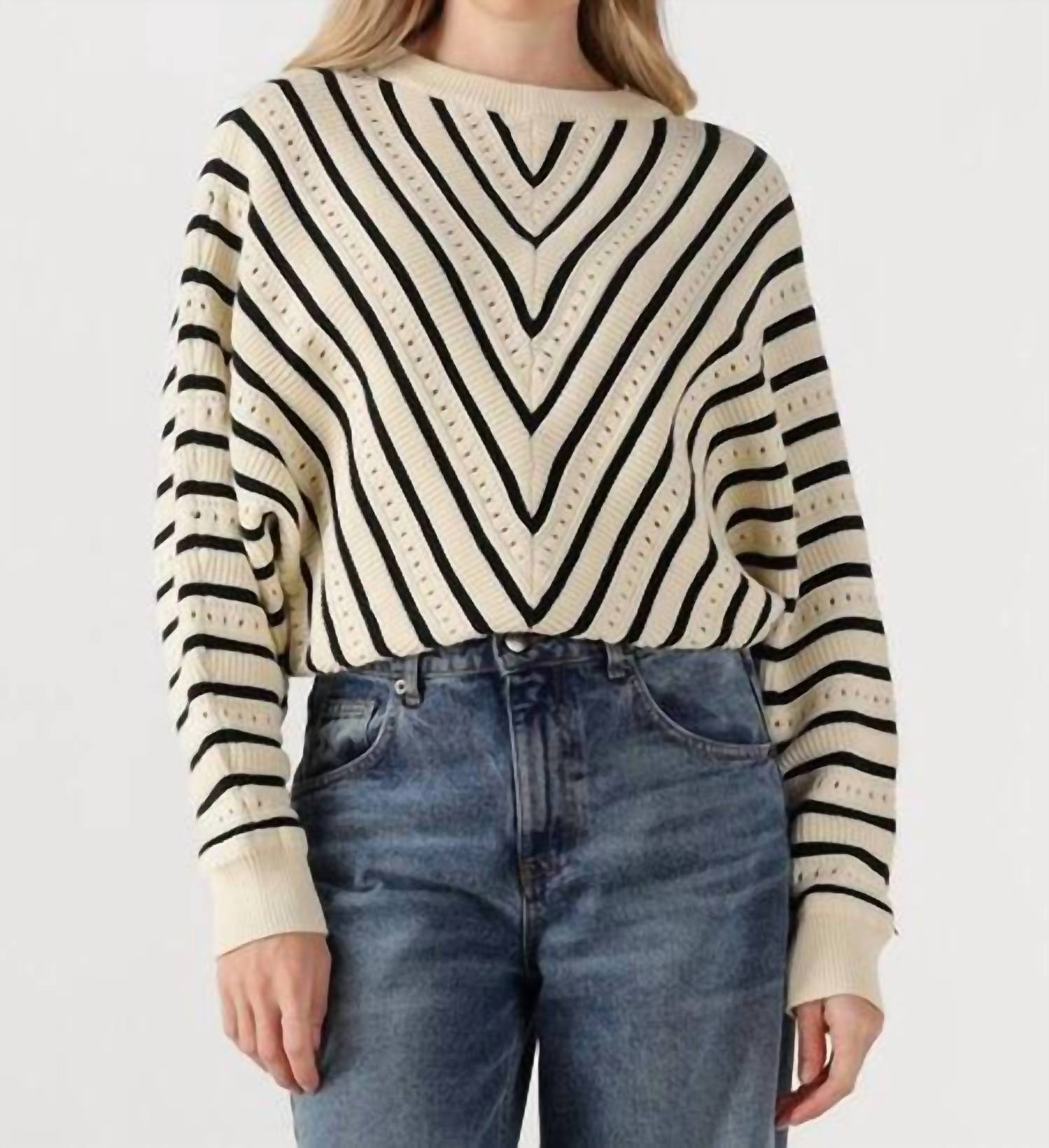 Suncoo Pheana Sweater in cream - women's sweater