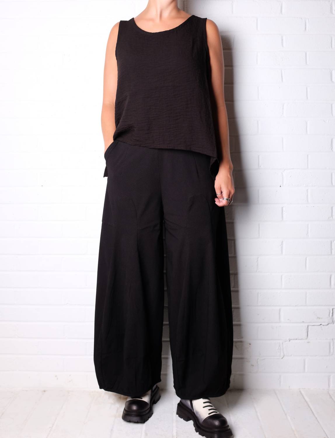 Rundholz Black Label - Check Wide Leg Pants