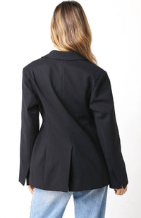 Olivaceous - Classic Button Blazer