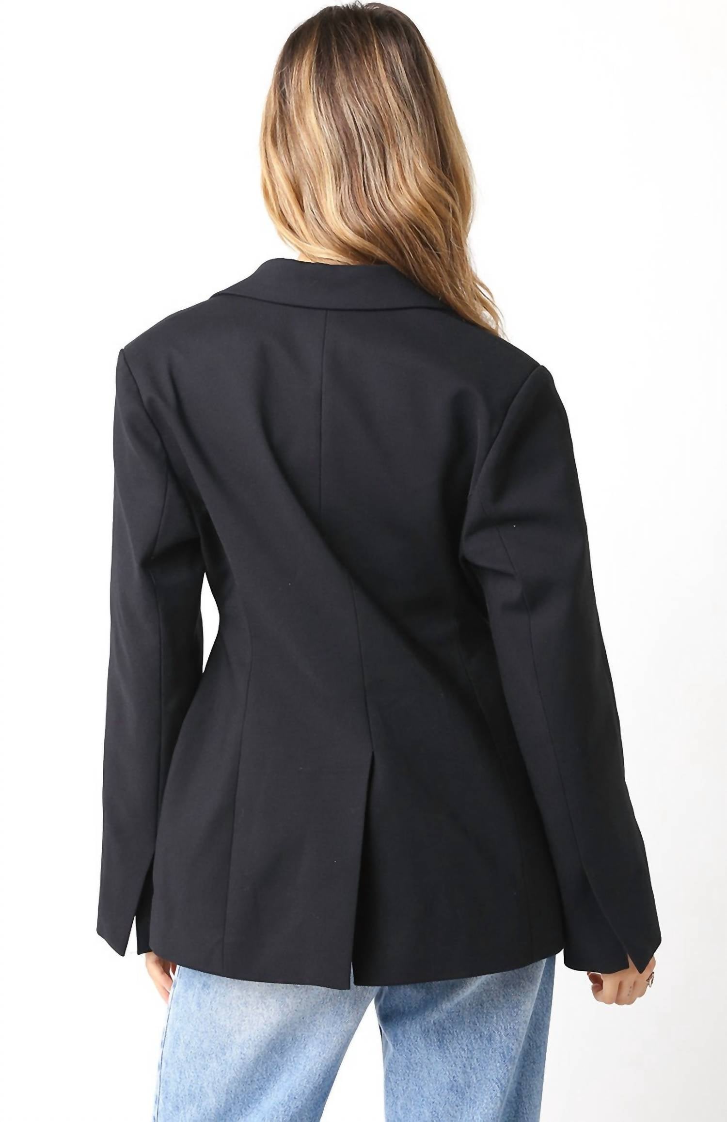 Olivaceous - Classic Button Blazer