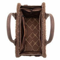 Wrangler - Women's Sherpa Southwestern Canvas Tote Crossbody Bag
