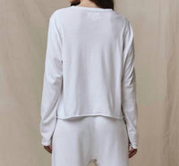 The Great. - Long Sleeve Crop Tee