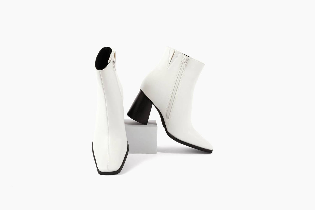 Volair - Women's Bio-based Leather Cushioned Ankle Booties