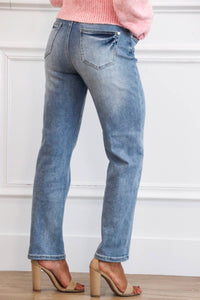 Special A - Mattie High Rise Mom Straight Leg Jeans