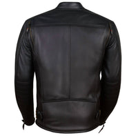 Jackets 4 Bikes - Men’s Buffalo Leather Motorcycle Jacket